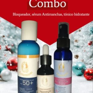 combo serum acido hialuronico, bloqueador fps +50 y tonico antiacne (copia)